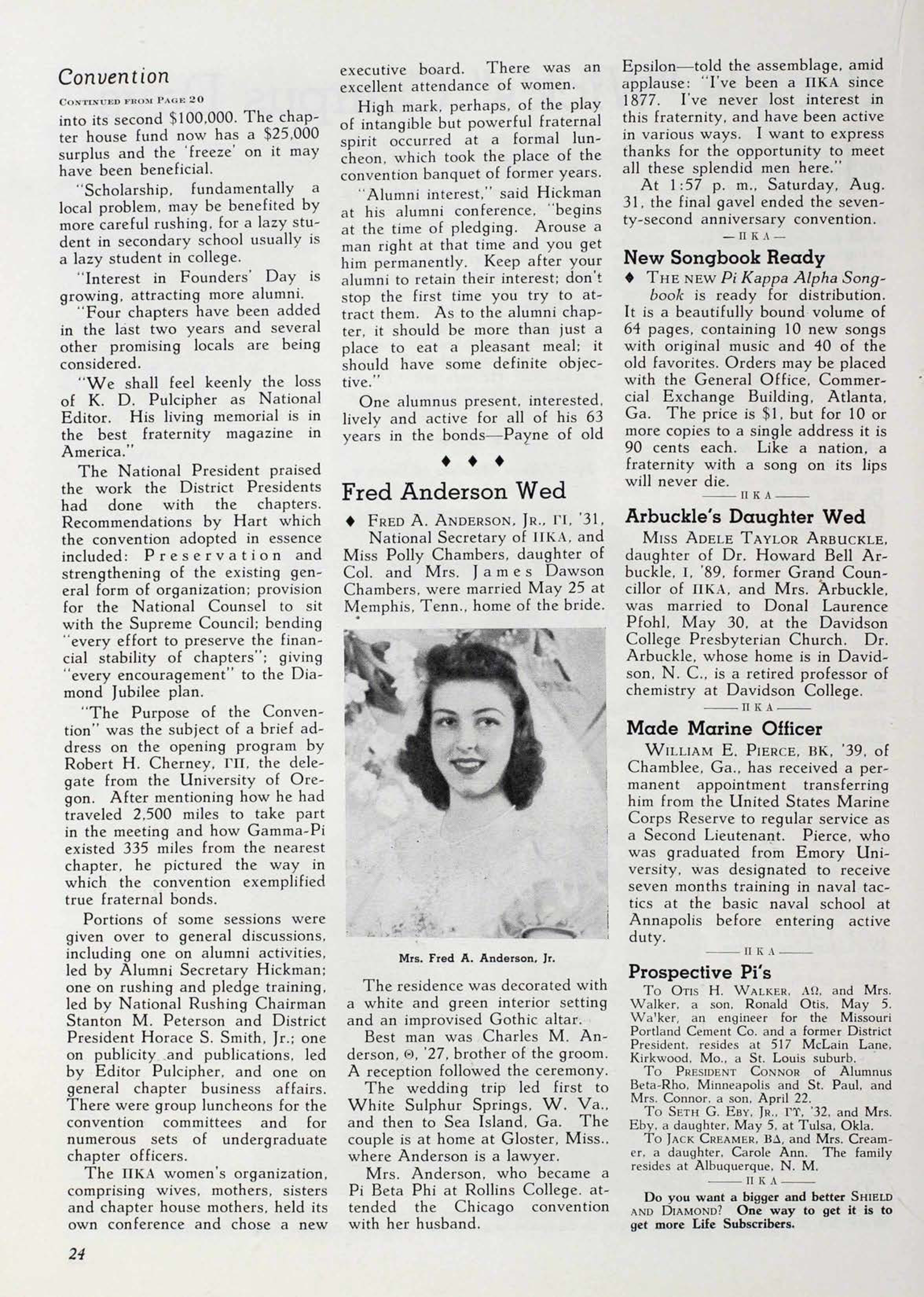 Chicago Convention Takes Forward Strides, Continued 3